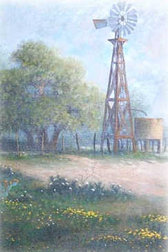 windmill on farm